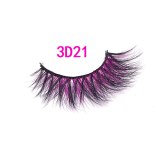 Colorful Mink False Rainbow Fake Eyelashes