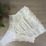 Amazing Sexy Panties Women High Waist Lace Strings Underwear T32