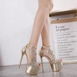 Women's Ultra-High Heels Fish Mouth Wind Sandals 1111-24