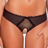 Women Sexy Opening Crotch Panties Lace Open Thongs Lingeries T56
