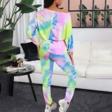 Women's Tie Dyed Printed Sexy Strapless Bodysuits Bodysuit Outfit Outfits 9013