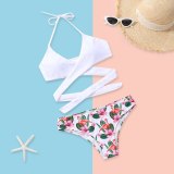 Women Children Baby Kids Beach High Waist Bikini Swimsuit Swimsuits KLRFD087