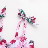 Mom Daughter Floral Print Bikini Family Swimsuit Swimsuits KLRFD097