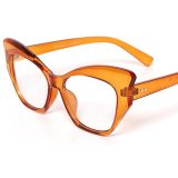 Women Oversized Cat Eye Vintage Transparent Sunglasses 91016