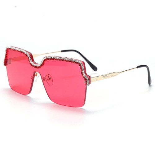 Women One Peice Oversize Shield Sunglasses 9196