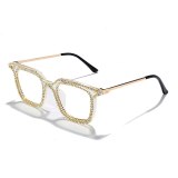Women Diamond Vintage Square Sunglasses GV8315