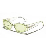 Women Pearl Small Frame Square Sunglasses 331310