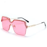 Women One Peice Oversize Shield Sunglasses 9196