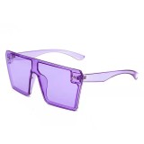 Women Pink Purple Shades Oversized Square Sunglasses 2196