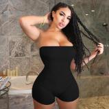 Women's Sexy Strapless Bodysuits Bodysuit Outfit Outfits 214910P