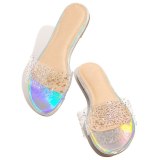 Sexy Transparent Women Slippers Ladies Holiday Vocation Slides 627