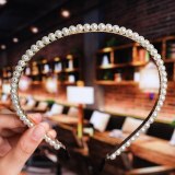 Fine INS Full Pearls Headbands for Women Hair 6047