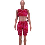 BCY8615 Women Tie Dye Sleeveless Bodysuits Bodysuit Outfit Outfits HM63310
