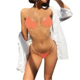 Transparent Sexy Thong Swimsuit Bikini Push-Up Swimsuits W192310