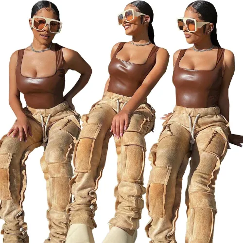 Women's Pant With Pocket Drawstring Pants DN8589