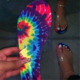 Women Summer Candy Colors Transparent Beach Slippers Slides A26