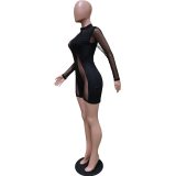 Black Mesh See Through Bodysuits Bodysuit Outfit Outfits BN156