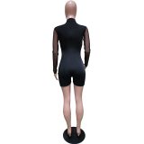  Black Mesh See Through Bodysuits Bodysuit Outfit Outfits BN156