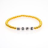 Cross-Border Popular Simple National Style Colored Letter Bracelet Bracelets QT-B200026