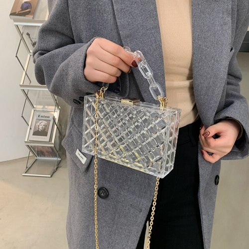 Fashion Clear Women PVC Transparent Handbags 50—2112