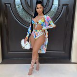 Colorful Printed Sexy Women Bodysuits Bodysuit Outfit Outfits  CM2124