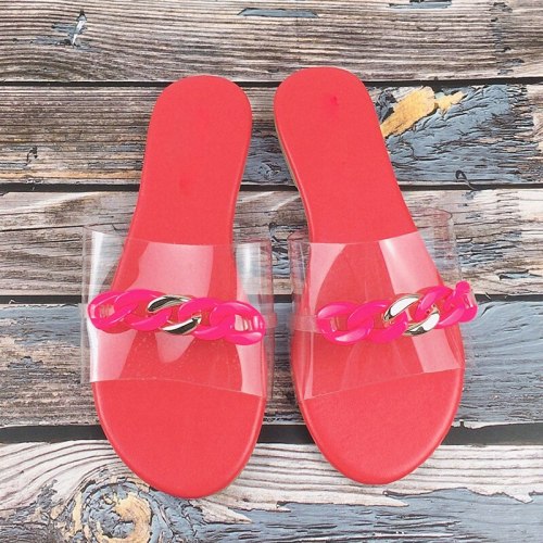 Women's Candy Color Outdoor Slippers Slides H47
