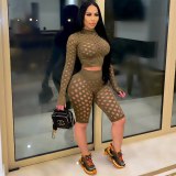 Sexy Women Long Sleeve Bodysuits Bodysuit Outfit Outfits  AJ4338