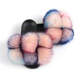 Women's Faux Fur Slippers Slipper Slides Slide HY—K55L109