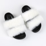 Women Faux Mink Fur Slippers Slides HY-FTHCSSTTX