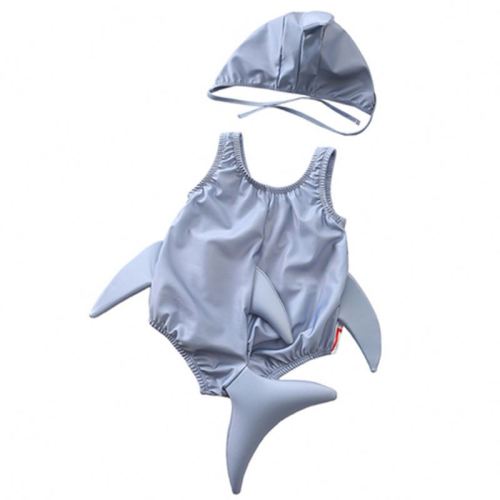 Children's swimwear 0-3 years cute shark swimwear baby one-piece swimsuit 507182