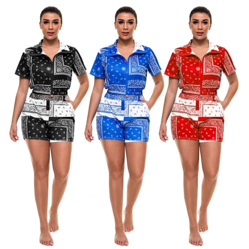 Fashion Printed Women's Bodysuits Bodysuit Outfit Outfits JH5864