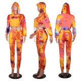 Fashion Tie-Dye Drawstring Bodysuits Bodysuit Outfit Outfits A660112