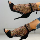 Fashion Rhinestone High Heel Sandals CY600415