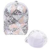 Women Cross Unisex Decorate Shining Hat Hats