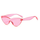 Women Rimless Candy Color Stylish Sunglasses A-00617