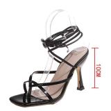 Women Square High Heels Sandals L10213