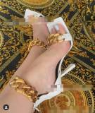 Sexy Gold High Heel Women Sandals nztx