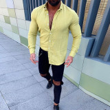 Wholesale latest shirt designs for man slim fit shirt unique dress shirt for men L01829