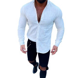 Wholesale latest shirt designs for man slim fit shirt unique dress shirt for men L01829