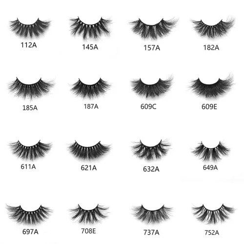 False eyelashes 5D mink eyelashes 25mm