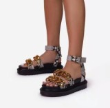 Fashion Metal Chain Women Sandals 669710