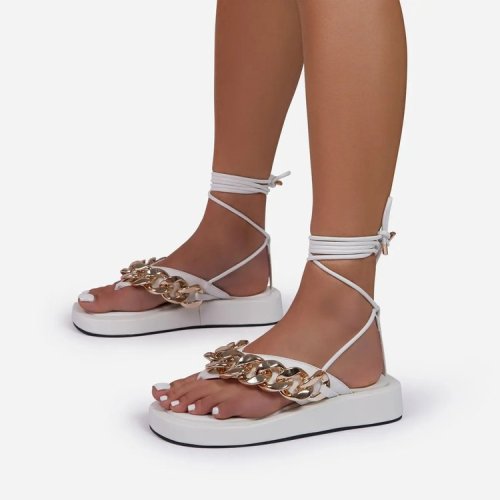 Sexy Fashion Metal Summer Sandals