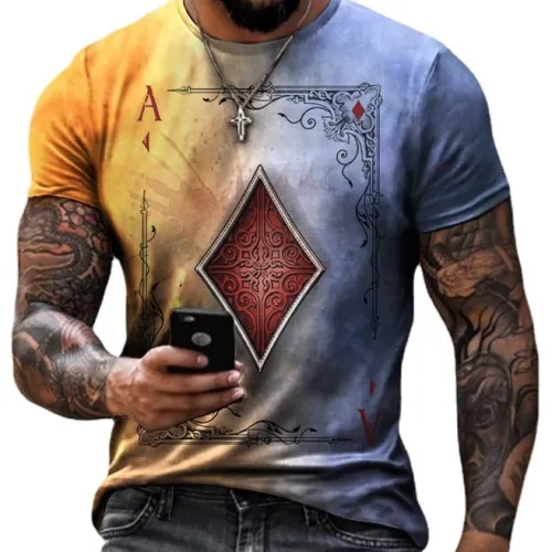 New Product Comfortable Plus Size Casual Polyester Outdoor T-shirts for Men