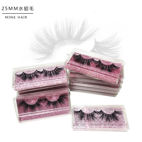 False eyelashes 25mm mink hair AY 