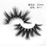 False eyelashes 25mm mink hair AY 