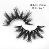 False eyelashes 25mm mink hair AY 