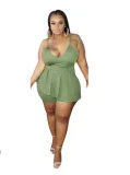 swimwear for plus size ladies short skirt 2021 plus size swimwear sexy plus size pleated swimwear YF115667