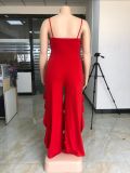 plus size dress & skirts Fat Women's Suspenders Jumpsuit Newest Summer 2021 Customize Polyester And Spandex Oversize YF103849