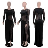 Hot sale summer tube bodycon women party dress long sleeve fitted prom dresses 883243