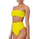 Summer Two Pieces High Waist Swimsuit Swimsuits ZY04354